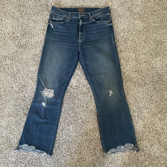 MOTHER Denim - Mother Denim The Insider Crop Step Chew - size 29